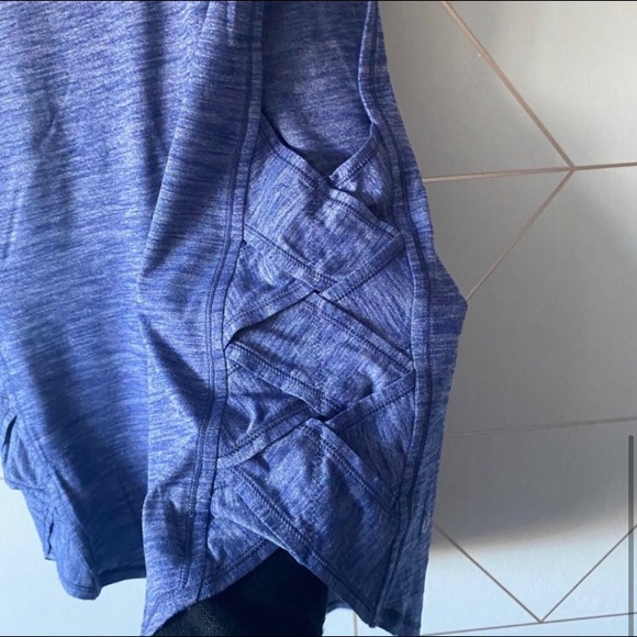 Lululemon Var-City Muscle Tank Heathered Hero Blue - Picture 5 of 5